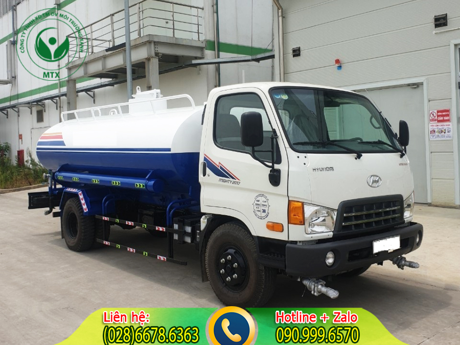 Cho thuê xe bồn chở nước